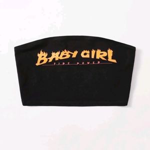 Baby Girl Graphic Tube Top